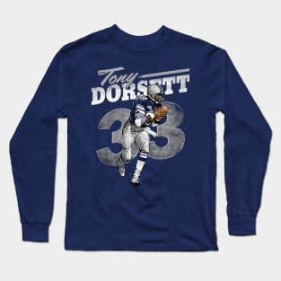 Tony Dorsett Dallas Retro R Long Sleeve T-Shirt